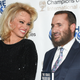 Pam Anderson and Rabbi Shmuley Boteach. Image via AP.